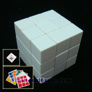 White 3x3x3 Blank Cube (Dragon)