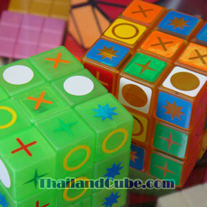 PVC sticker 2 in 1 for 3x3x3 cube PVC sticker 2 in 1 for 3x3x3 cube
